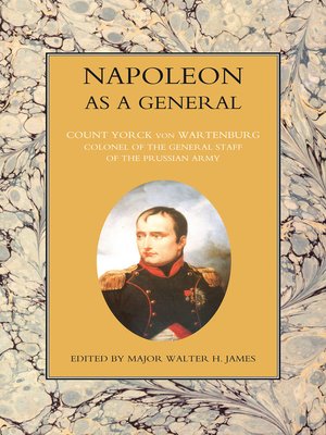 cover image of Napoleon as a General, Volume 1
